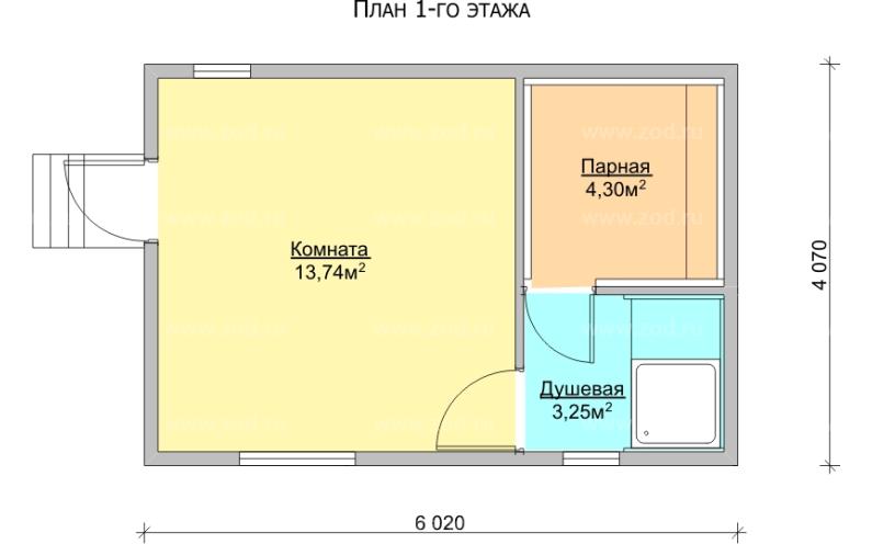 Баня 4.0x6.0